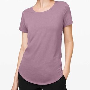 Lululemon Short Sleeve Tee “Love Crew III”
Frosted Mulberry